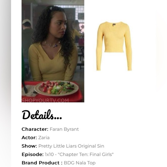 Urban outfitters nwt BDG Nala notch Henley crop top rust orange - Picture 14 of 15